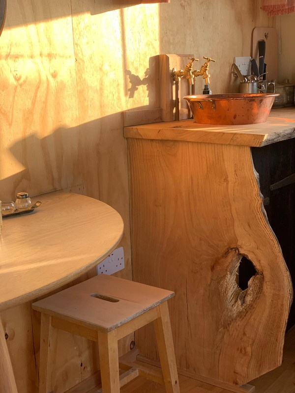 Rustic wood kitchen