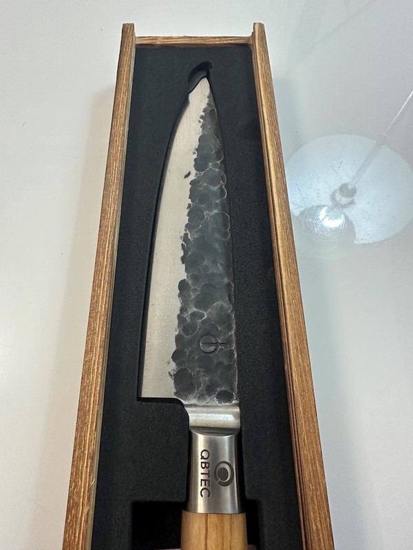 Olive Forged Chefs Knife  for sale
