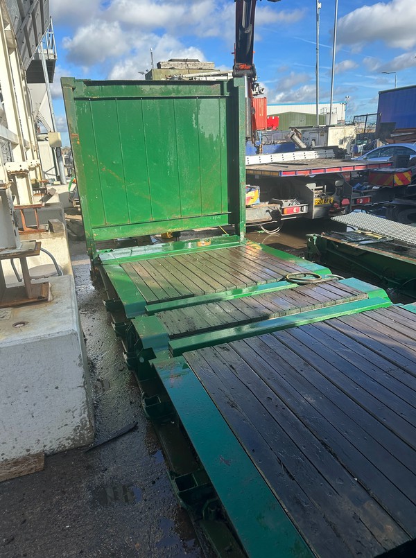 Used 4x 20ft Flat Rack Containers For Sale