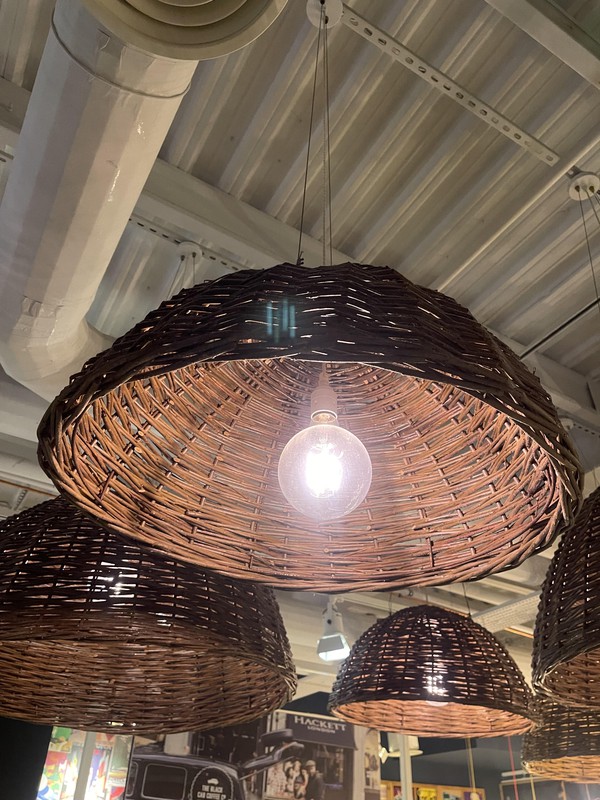 Secondhand Wicker Chandeliers For Sale