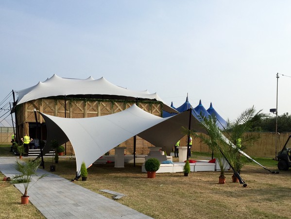 10m x 10m Freeform Manta Platinum Stretch Tent For Sale