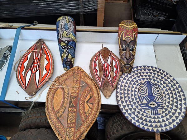 African Masks and Tribal Shields Decor