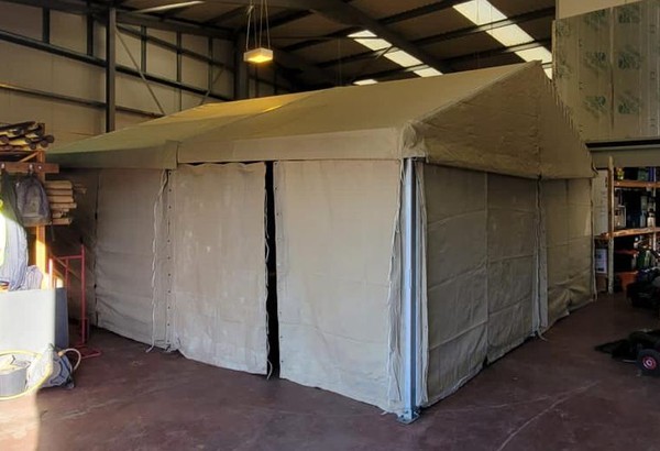 Secondhand 6m x 6m Clearspan Catering Tent For Sale
