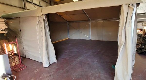 Used 6m x 6m Clearspan Catering Tent For Sale