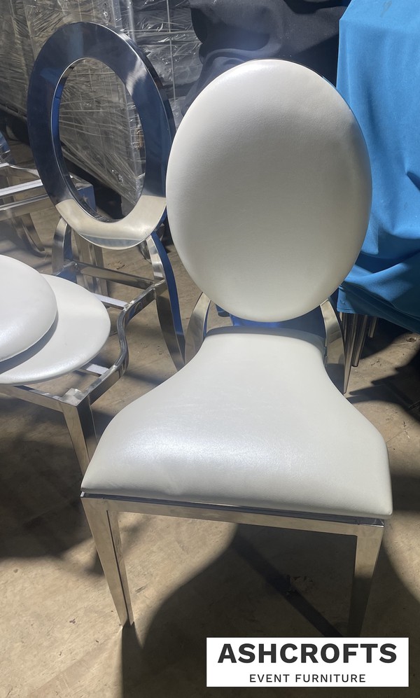 Ashcrofts Silver Halo Chairs  for sale