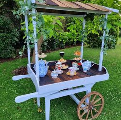 Secondhand Old Fashioned Wheeled Cart For Sale