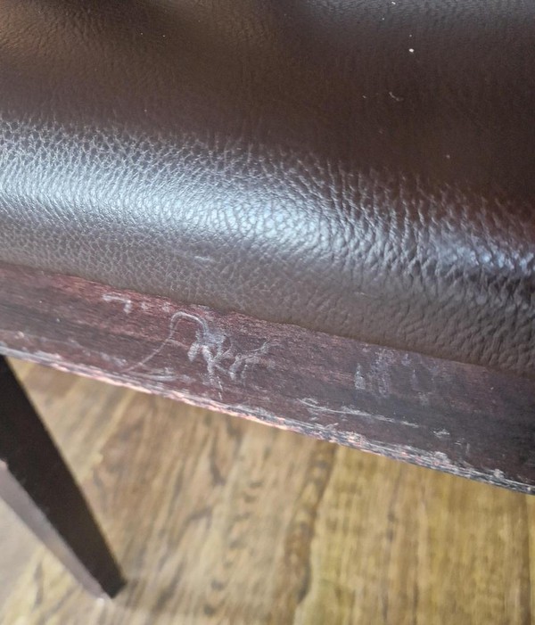 Buy Used Dark Brown Wooden Dining Restaurant Chair