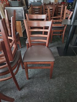 Brown Wooden Dining Chairs