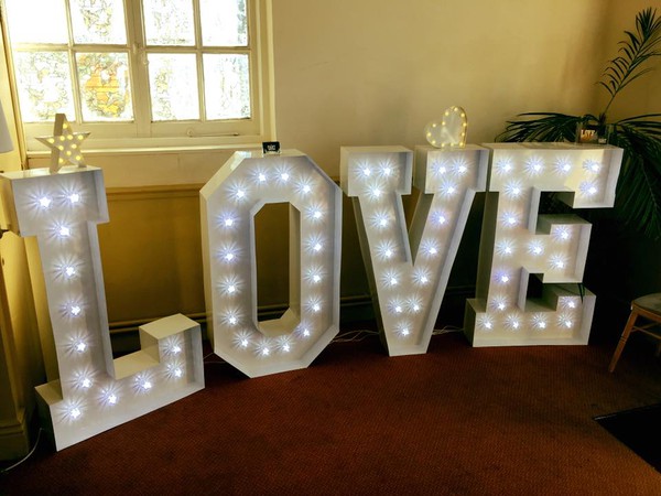 Wedding party Giant letters for sale