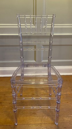 90x Clear Acrylic Chiavari Chairs For Sale