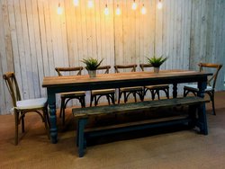Painted Farmhouse Tables with Folding Legs