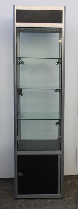 Secondhand 1920mm Glass Display Cabinet For Sale
