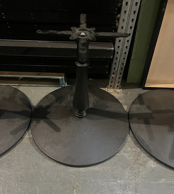 Cast Iron Tulip style table bases