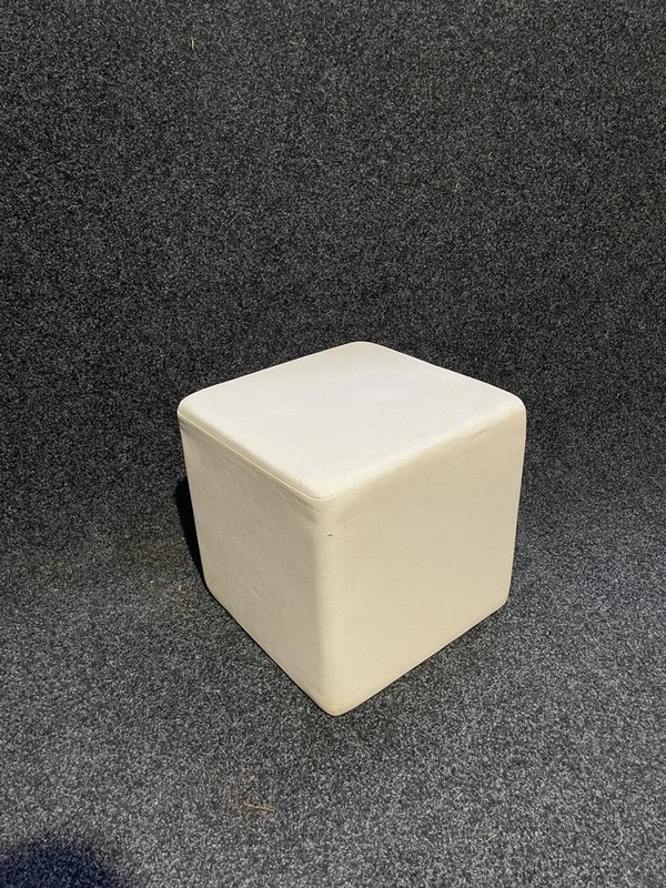 White Seating Cubes for events