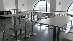 Secondhand Large Rectangular Poseur Tables For Sale