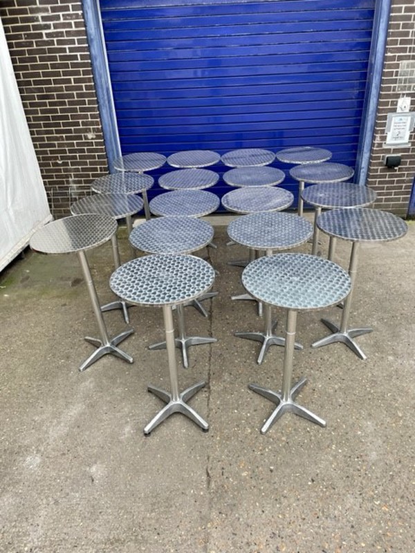 Poseur Tables Ex Hire Heavy Duty For Sale
