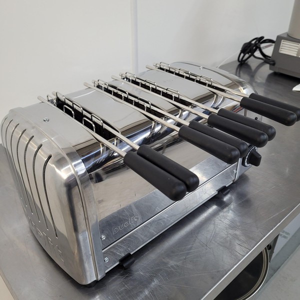 B Grade Dualit 4 Slot Sandwich Toaster Stainless E974 For Sale