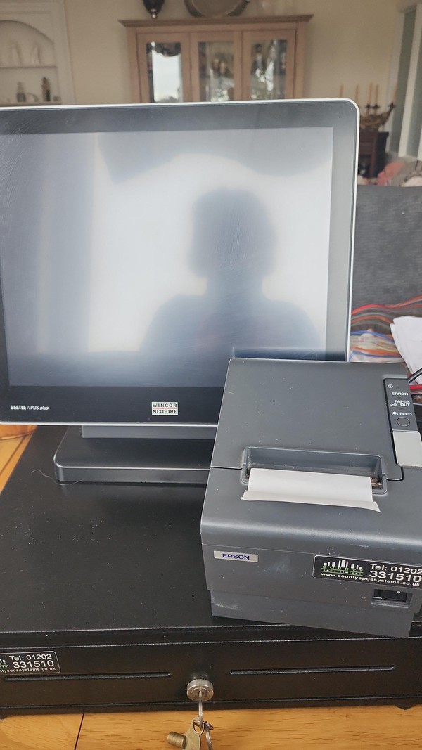 Complete Touch Screen Epos Systems Screens Cash Draws and Receipt Printers For Sale
