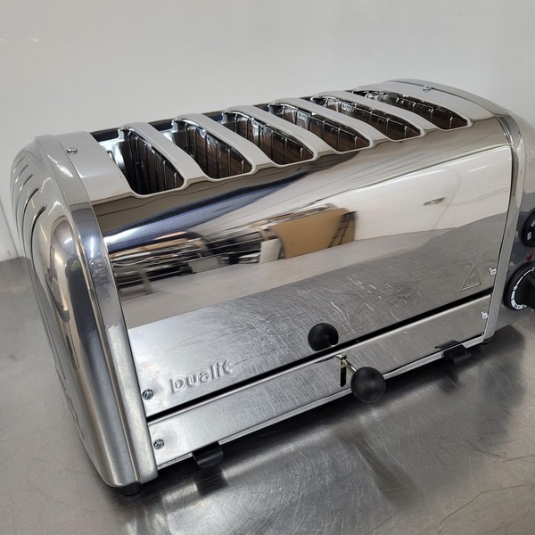 New B Grade Dualit 6 Slot Toaster Stainless E972 For Sale