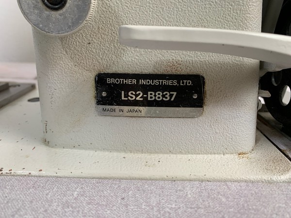 Used Brother LS2-B837 Sewing Machine With Piping Attachment For Sale