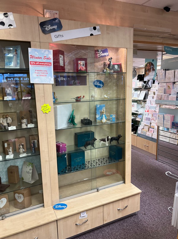 Secondhand Glass Display Units