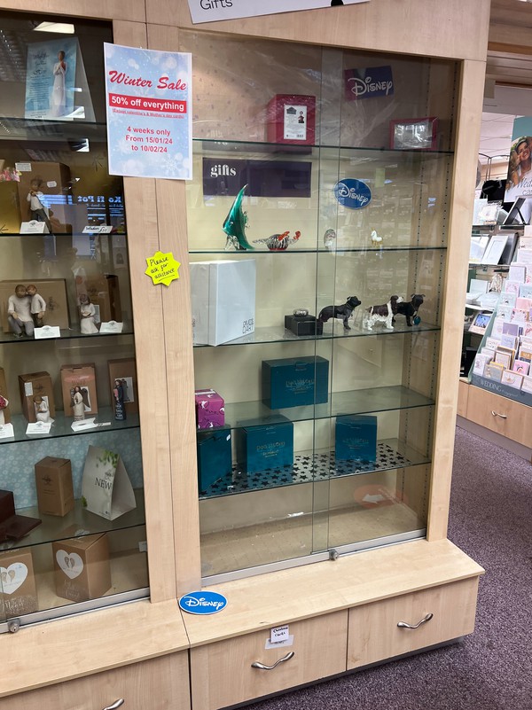 Secondhand Glass Display Units For Sale