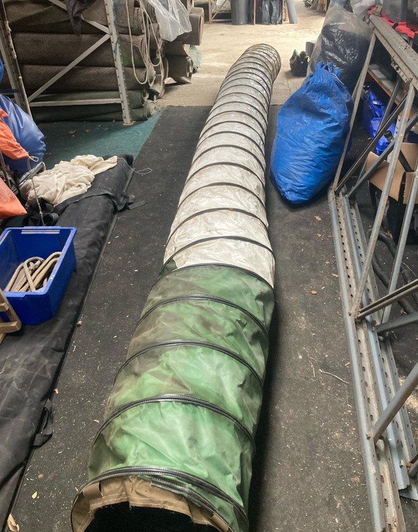 Secondhand Used 6m x 45cm Heater Duct For Sale
