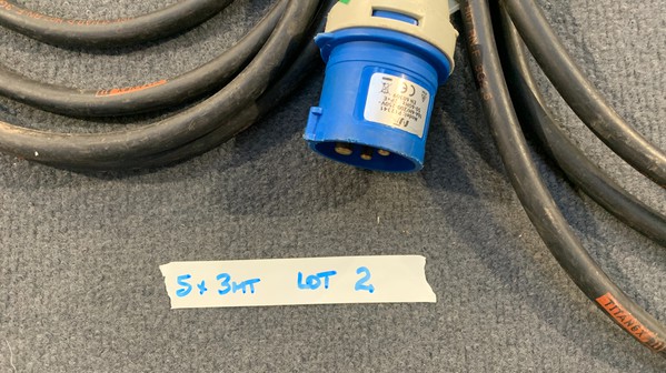 Secondhand Used 3mt 16A Cable Extensions For Sale