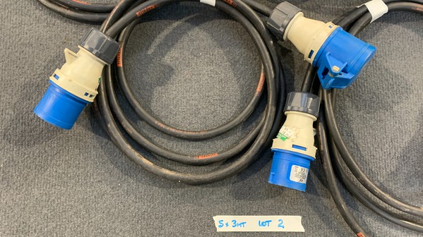 Used 3mt 16A Cable Extensions For Sale