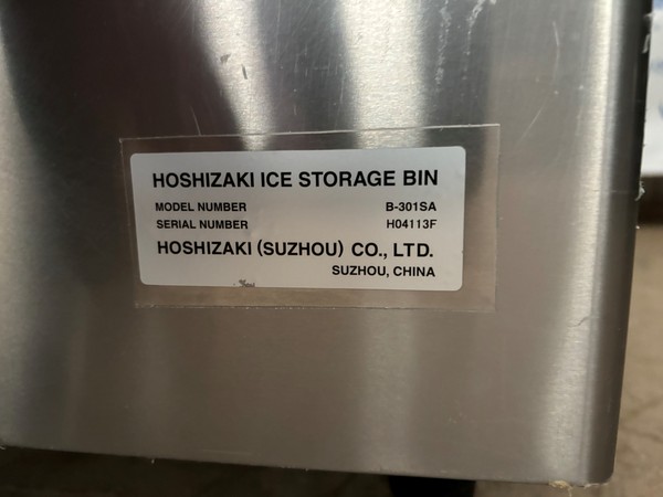 Secondhand Used Hoshizaki Ice Machine & Bin
