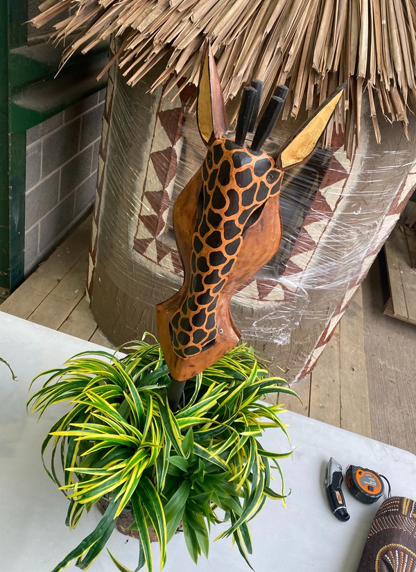 Used Jungle Themed Table Centres For Sale
