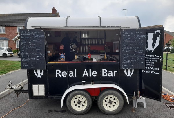Secondhand Complete Pub Bar On Wheels For Sale