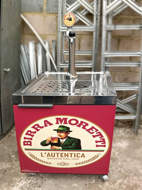 Birra Moretti beer pump