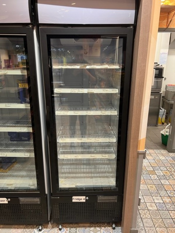 Tall single door display fridge for sale