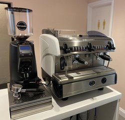Secondhand Used La Spaziale S5 Compact With Accessories, Grinder For Sale