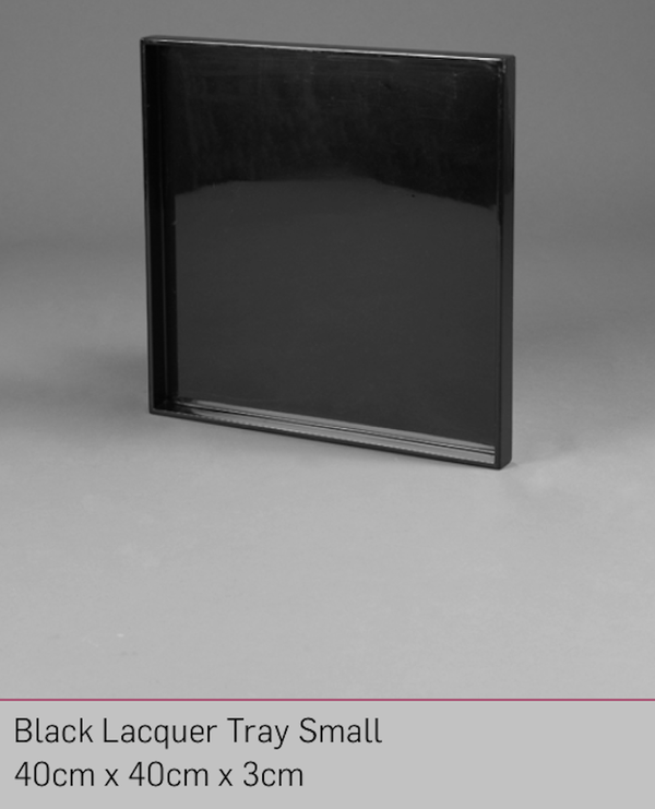 Black Lacquer Trays