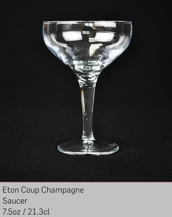 Eton Coupe Champagne Saucer 7.5oz / 21.3cl