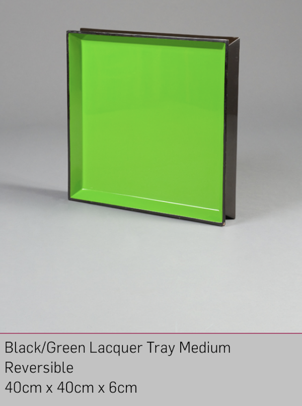 Green Lacquer Trays