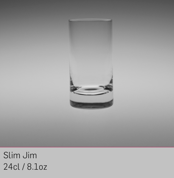Mondial Slim Jim Glass