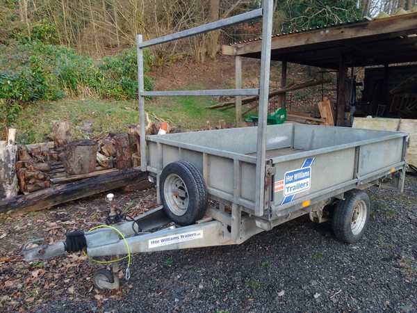 8Ft x 5ft Ifor William drop side trailer for sale