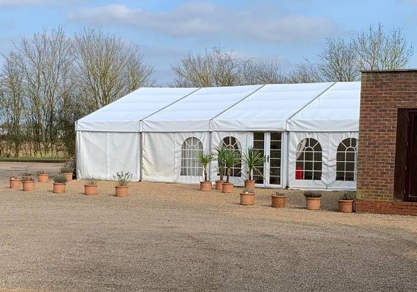 9m white marquee for sale