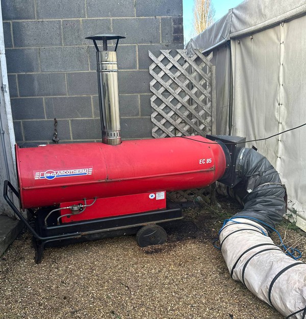Arcotherm EC 85 indirect oil fired heater