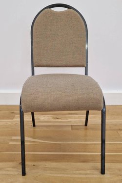 Secondhand Used Upholstered Village Hall Chairs For Sale