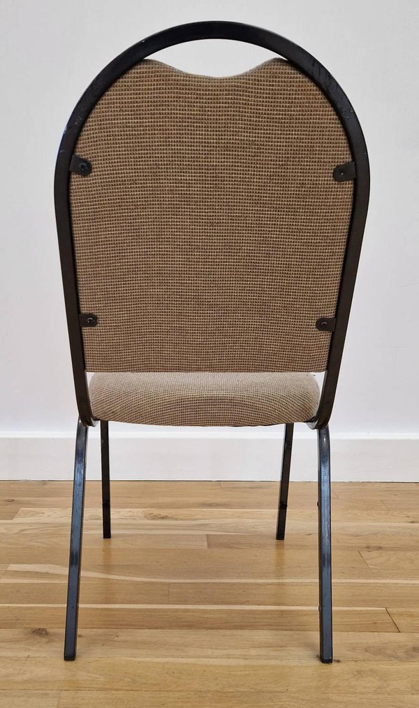 Used Upholstered Village Hall Chairs For Sale