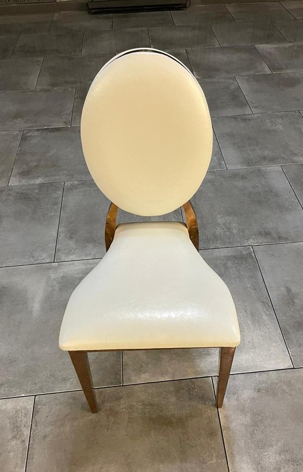 40x Dior Stainless Steel Banqueting Chairs For Sale