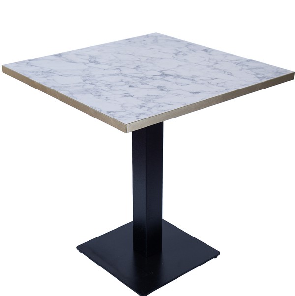 Square Dining Tables With Black Bases For Sale