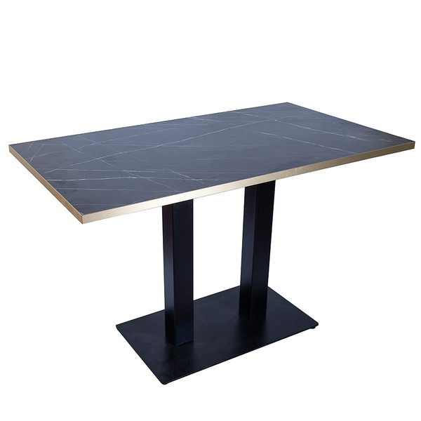 New Rectangular Dining Tables With Rectangle Bases For Sale