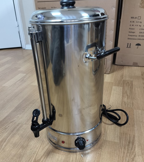 Secondhand Manual Fill 20Ltr Water Tea Boiler