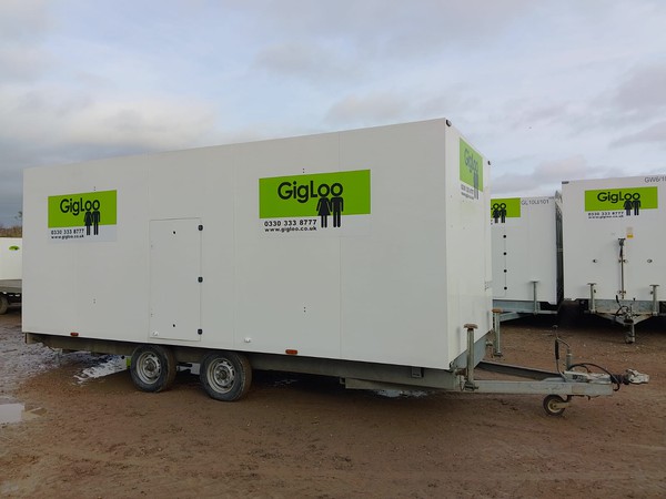 GigLoo 3+2 Toilet Trailer with Baby Changer  for sale