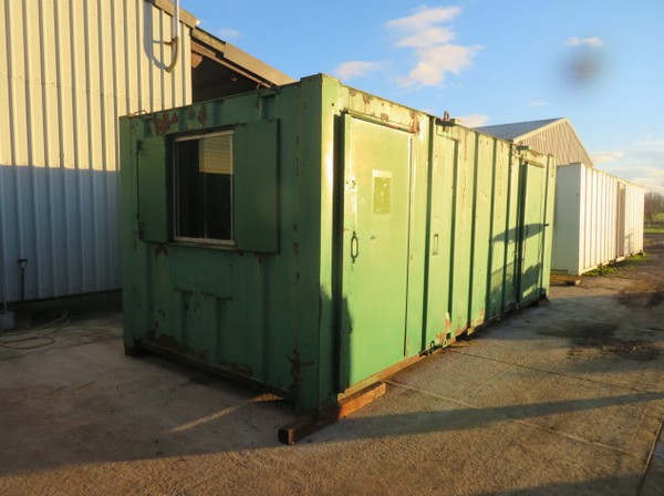 21' x 9' Anti Vandal Canteen With Toilet And Generator For Sale